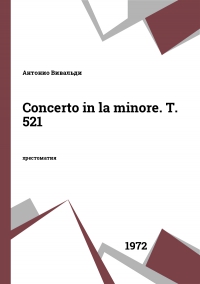 Concerto in la minore. T. 521